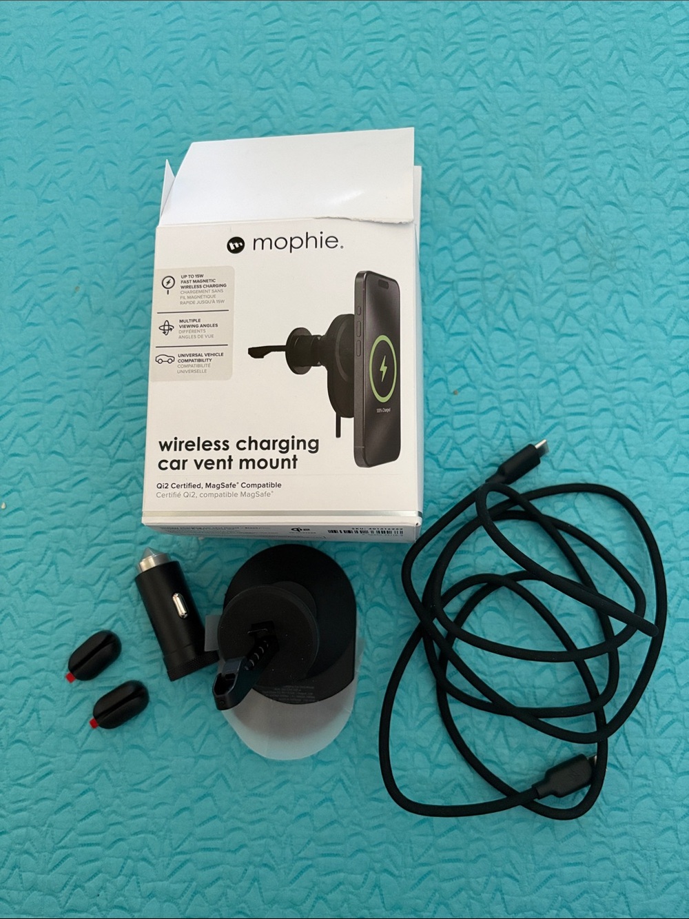 Magnasafe smophie Wireless Charging Car Vent Mount. Directly from Apple Stor